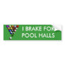 Racked Billiard Balls Bumper Sticker