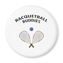 Racketball Buddies Fridge Magnet