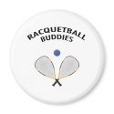 Racketball Buddies Fridge Magnet