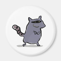 racoon fridge magnets