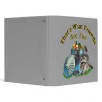 Racoon Friends  Binder