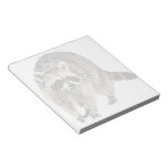 Racoon plain Notepad (2) sizes