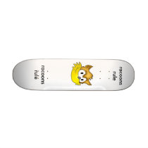 racoon skateboard