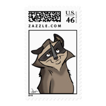 Racoon Stamp