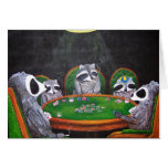 Racoon's Playing Poker cards