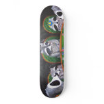 Racoons Playing Poker Custom Skate Board
