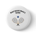 Racquetball Babe buttons