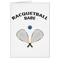 Racquetball Babe Card