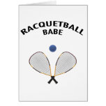 Racquetball Babe Card