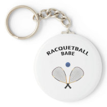 Racquetball Babe Key Chains