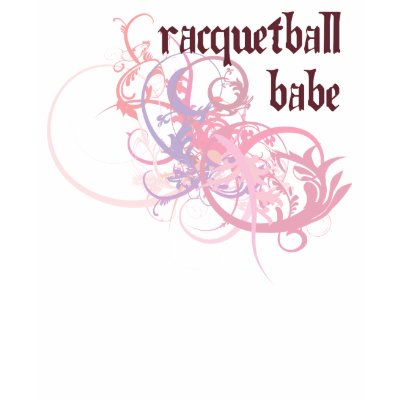 Racquetball Babe T Shirt by busybees