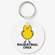 Racquetball Chick keychains