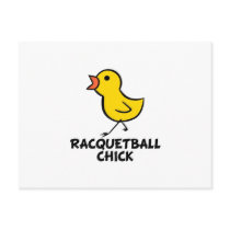 Racquetball Chick Postcard