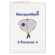 Racquetball Forever Greeting Card