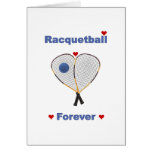 Racquetball Forever Greeting Card