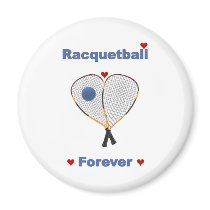 Racquetball Forever Refrigerator Magnets