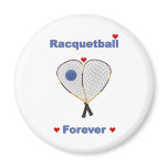 Racquetball Forever Refrigerator Magnets