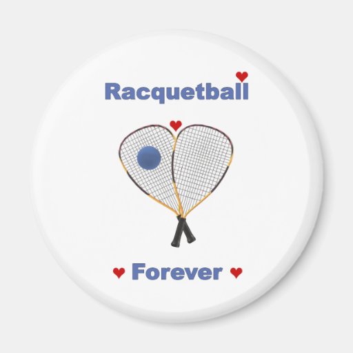 Racquetball Forever Refrigerator Magnets
