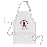 Racquetball Girl (Dark) Aprons