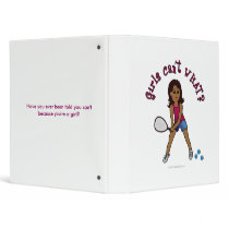 Racquetball Girl (Dark) Binders