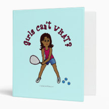 Racquetball Girl (Dark) Binders