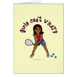 Racquetball Girl (Dark) Cards