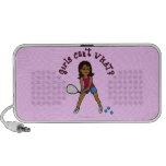 Racquetball Girl (Dark) iPhone Speakers