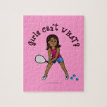 Racquetball Girl (Dark) Jigsaw Puzzle