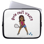 Racquetball Girl (Dark) Laptop Computer Sleeve