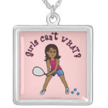 Racquetball Girl (Dark) Pendant