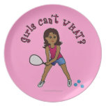 Racquetball Girl (Dark) Plate