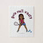 Racquetball Girl (Dark) Puzzles