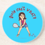 Racquetball Girl (Light) Coaster