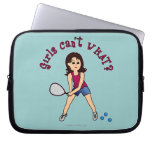 Racquetball Girl (Light) Computer Sleeve