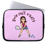 Racquetball Girl (Light) Computer Sleeve