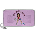 Racquetball Girl (Light) iPhone Speaker