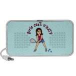 Racquetball Girl (Light) iPod Speaker
