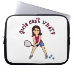 Racquetball Girl (Light) Laptop Computer Sleeve