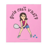 Racquetball Girl (Light) Memo Notepad