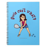 Racquetball Girl (Light) Note Book