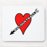 Racquetball Heart Mouse Pad