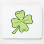 Racquetball Lucky Shamrock Mouse Pad