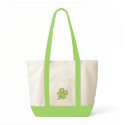 Racquetball Lucky Shamrock Tote Bags