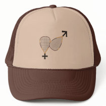 Racquetball Mars Venus Trucker Hat