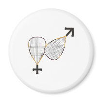 Racquetball Mars Venus Magnet