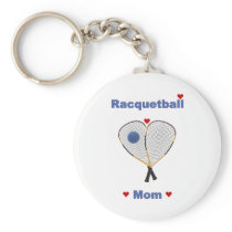 Racquetball Mom Keychain