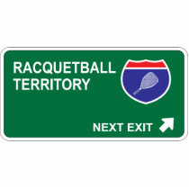 Racquetball Next Exit photo sculptures