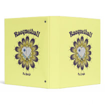 Racquetball Not Drugs Vinyl Binder