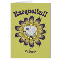 Racquetball Not Drugs Card