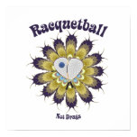 Racquetball Not Drugs Poster